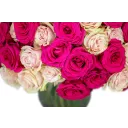 Kytice růžových růží